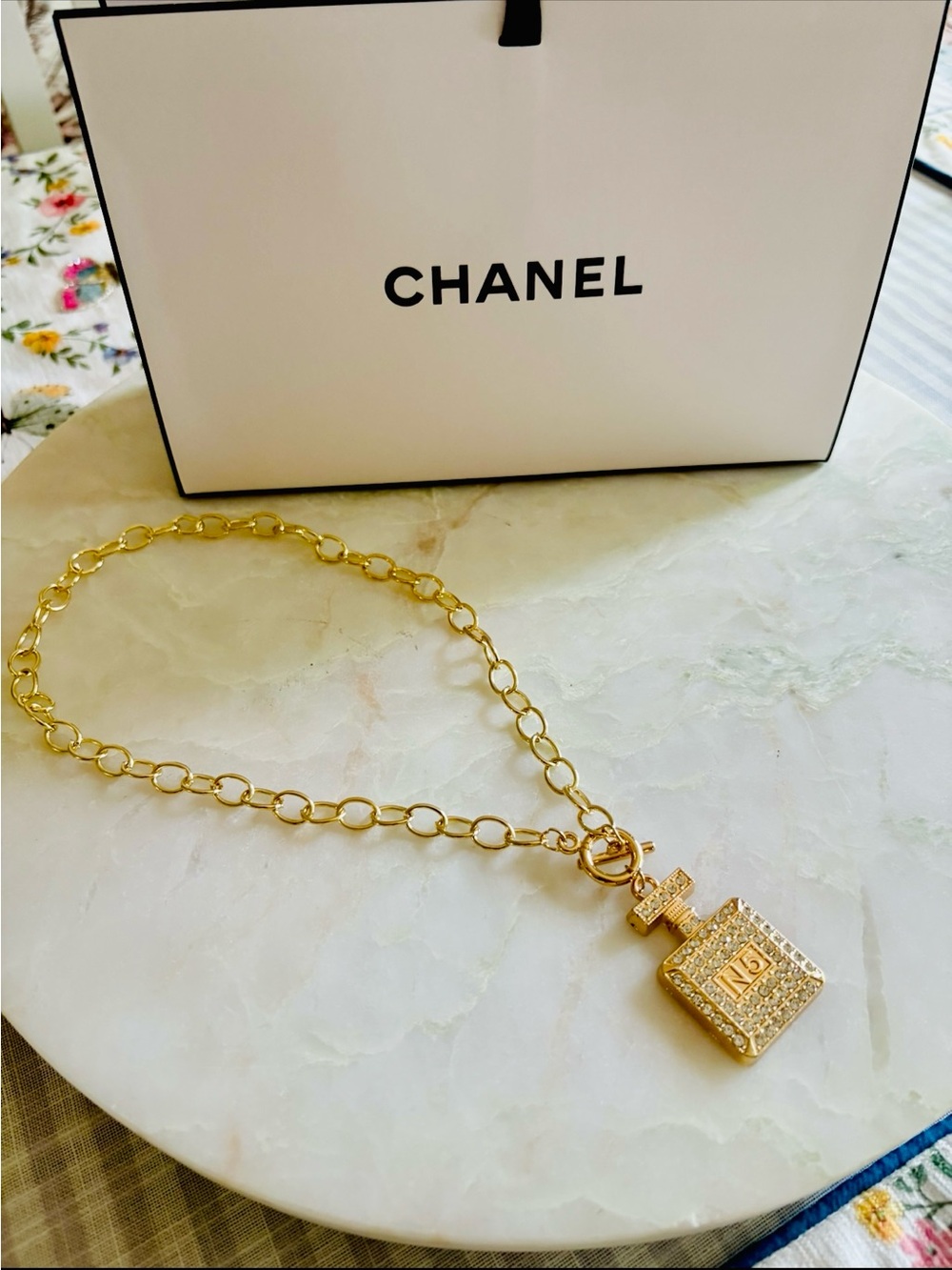Her Number 5 Necklace 💛